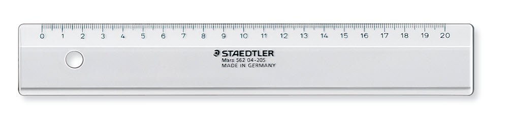 Staedtler Mars Lineal 20 cm plastik